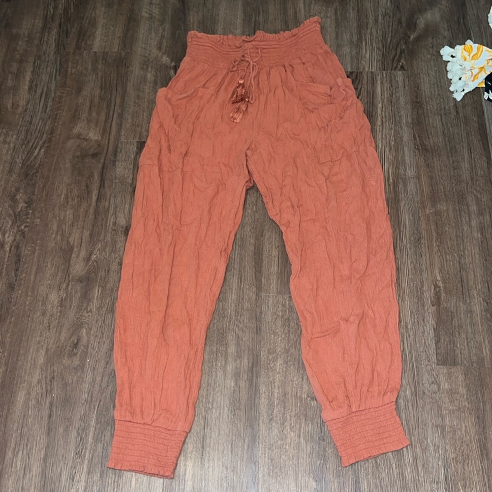 aerie flowy beach pants
